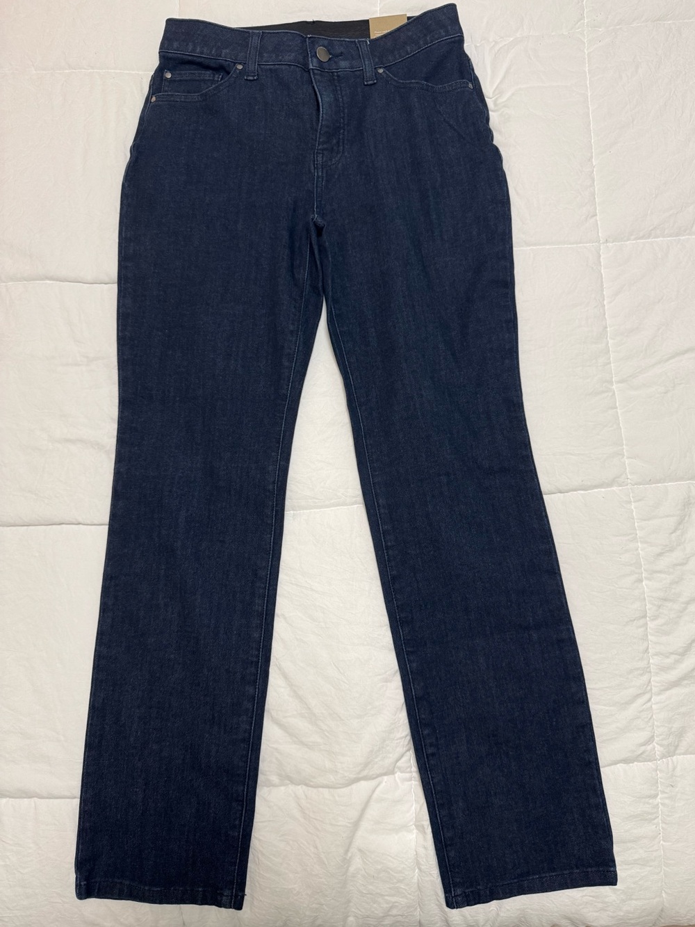 Chico's Dark Indigo Straight-Leg Jeans